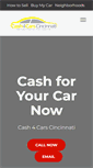 Mobile Screenshot of cash4carscincinnati.com
