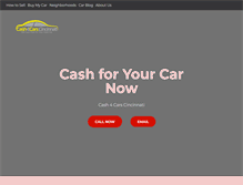 Tablet Screenshot of cash4carscincinnati.com